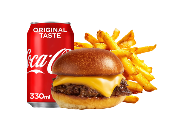 Menu Burger Simple - Frites Maison