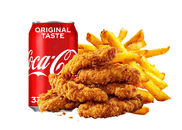 Menu 6 Tenders - Frites Maison