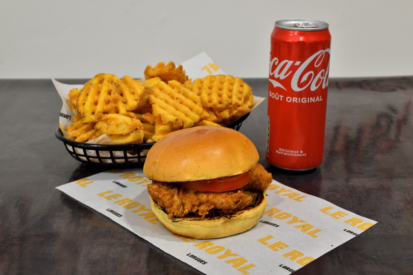 MENU BURGER POULET FRIT